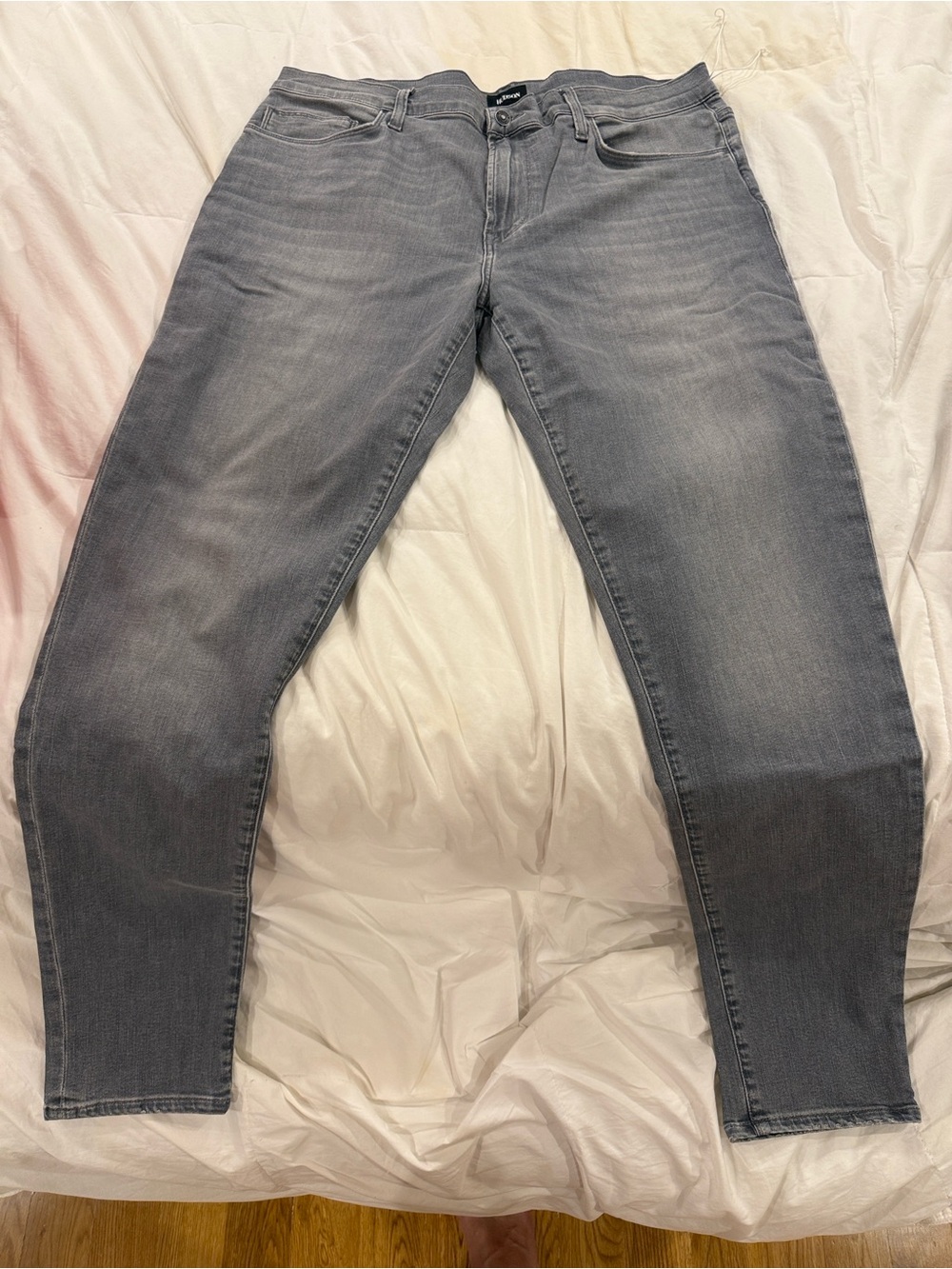 Hudson Jeans Men's Slim Straight Grey Wash Jeans
